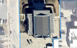 Arial photo of City Hall