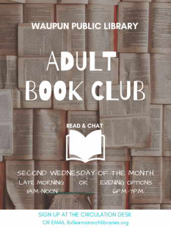 Waupun Public Library Adult Book Club